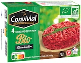 Steaks Hachés Pur Bœuf Bio - Convivial dans le catalogue Colruyt