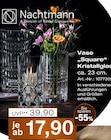 Vase 'Square' Kristallglas von Nachtmann im aktuellen Möbel Inhofer Prospekt für 17,90 €