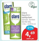 Classic Geschirrspülpulver von Claro für 4,69 € bei budni im Angebot Classic Geschirrspülpulver von Claro im aktuellen budni Prospekt