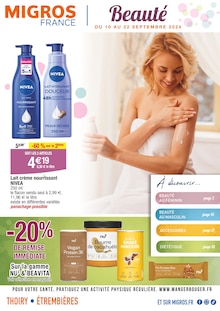 Prospectus Migros France à Annemasse, "Beauté", 20 pages de promos valables du 10/09/2024 au 22/09/2024