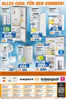 Kühlschrank im expert Prospekt "Top Angebote" mit 8 Seiten (Hückelhoven)