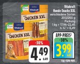 Hunde-Snacks XXL Filets im Angebot bei EDEKA in Amberg Hunde-Snacks XXL Filets Angebote von Vitakraft bei EDEKA Amberg für 3,99 €