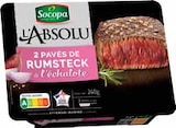 Promo Viande bovine : 2 pavés de bœuf rumsteaks marinés échalotes à 4,59 € dans le catalogue Intermarché à Loisy