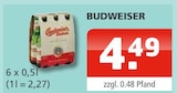 Budweiser Angebote bei Getränke Oase Dortmund für 4,49 €