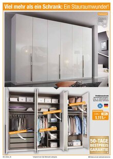 Kleiderschrank im aktuellen Opti-Wohnwelt Prospekt (Bremen) Kleiderschrank im Opti-Wohnwelt Prospekt "Aktuelle Angebote" mit 36 Seiten (Bremen)