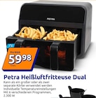 Heißluftfritteuse Dual von Petra für 59,98 € bei Action im Angebot Heißluftfritteuse Dual von Petra im aktuellen Action Prospekt