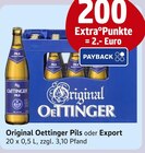 Pils oder Export im Angebot bei E center in Kirchheim Pils oder Export Angebote von Original Oettinger bei E center Kirchheim