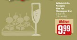 Blue Top Champagner Brut Angebote von Heidsieck & Co. Monopole bei REWE Esslingen für 9,99 €