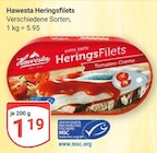 Heringsfilets Angebote von Hawesta bei GLOBUS Bochum für 1,19 €