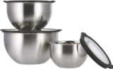 Edelstahl-Rührschüssel-Set im Angebot bei Lidl in Ulm Edelstahl-Rührschüssel-Set Angebote von Silvercrest bei Lidl Ulm für 9,99 €