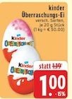 Überraschungs-Ei Angebote von kinder bei E center Mönchengladbach für 1,00 €