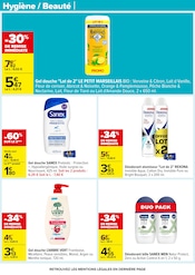 D'autres offres dans le catalogue "70 % D’ÉCONOMIES SUR UNE SÉLECTION DE PRODUITS D'HYGIÈNE" de Carrefour à la page 45