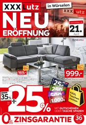 Aktueller XXXLutz Möbelhäuser Prospekt mit Couchtisch, "NEUERÖFFNUNG", Seite 1