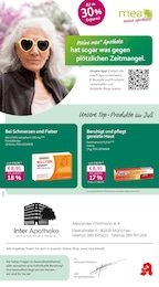 mea - meine apotheke Prospekt für München mit 4 Seiten mea - meine apotheke Prospekt für München: "Unsere Juli-Angebote", 4 Seiten, 01.07.2025 - 31.07.2025