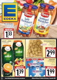 EDEKA Prospekt "Aktuelle Angebote", 12 Seiten, 27.10.2025 - 27.10.2025 Aktueller EDEKA Prospekt, "Aktuelle Angebote", mit Angeboten der Woche, gültig von 27.10.2025 bis 27.10.2025