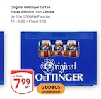 OeTea Eistee Pfirsich im Angebot bei GLOBUS in Saarlouis OeTea Eistee Pfirsich Angebote von Original Oettinger bei GLOBUS Saarlouis für 7,99 €