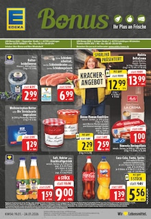 EDEKA Prospekt der Woche "Aktuelle Angebote" Seite 1, 19.01.2026 bis 24.01.2026 für Leichlingen Aktueller EDEKA Prospekt "Aktuelle Angebote" Seite 1 von 26 Seiten für Leichlingen