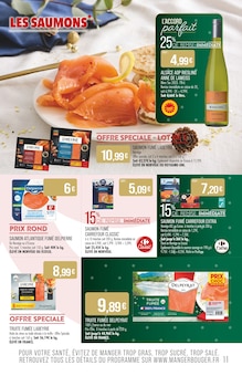 Promo Saumon Fumé dans le catalogue Supermarchés Match du moment à la page 11