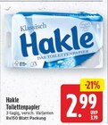 Toilettenpapier von Hakle für 2,99 € bei E center im Angebot Toilettenpapier von Hakle im aktuellen E center Prospekt