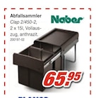 Abfallsammler Clap 2/450-2 Angebote von Naber bei Möbel AS Ludwigshafen für 65,95 €