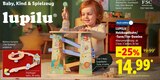 Holzkugelbahn von LUPILU im aktuellen Lidl Prospekt für 14,99 €