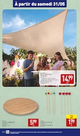 Promos Toile dans le catalogue "XXL : DÉCOUVREZ NOS MÉGA FORMATS À PRIX DISCOUNT" de Aldi à la page 34