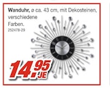 Aktuelles Wanduhr Angebot bei Möbel AS in Mannheim ab 14,95 €