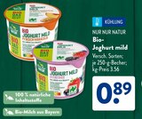 Bio-Joghurt mild Pfirsich-Maracuja von  im aktuellen ALDI SÜD Prospekt für 0,89 €