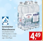 Gerolsteiner Mineralwasser Angebote bei famila Nordost Lüneburg für 4,49 €