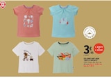 Promo Tee-Shirt Bio Bébé à 3,95 € dans le catalogue E.Leclerc à Rosny-sous-Bois