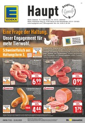 Aktueller EDEKA Prospekt mit Bratwurst, "Aktuelle Angebote", Seite 1