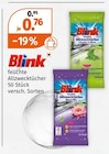 feuchte Allzwecktücher von Blink für 0,76 € bei Müller im Angebot feuchte Allzwecktücher von Blink im aktuellen Müller Prospekt