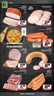 Wurst im EDEKA Prospekt "Aktuelle Angebote" mit 20 Seiten (Recklinghausen)