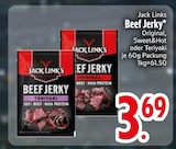 Beef Jerky Original Angebote von Jack Links bei EDEKA Landshut für 3,69 €