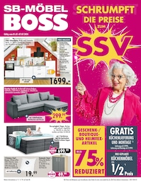 Schlafzimmermöbel Angebot im aktuellen SB Möbel Boss Prospekt auf Seite 1