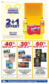 Promo Jambon dans le catalogue Carrefour Market du moment à la page 4