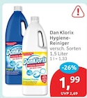 Hygiene-Reiniger Original von Dan Klorix im aktuellen budni Prospekt