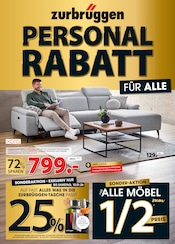 Fernsehsessel im Zurbrüggen Prospekt in Herford Aktueller Zurbrüggen Prospekt mit Fernsehsessel, "PERSONAL RABATT FÜR ALLE", Seite 1