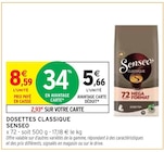 Dosettes Classique - Senseo en promo chez Intermarché Aubagne à 5,66 €