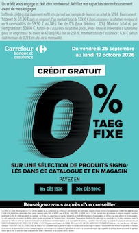 Promotion Gigaset dans le prospectus Carrefour, valable du 25/09/2026 au 12/10/2026 Promo Gigaset dans le catalogue Carrefour du moment à la page 18
