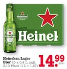 Aktuelles Heineken Lager Bier Angebot bei E center in Baden-Baden ab 14,99 €