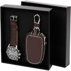 Coffret cadeau avec montre et porte-clés Alexander Brixham - Action en promo chez Action Vaulx-en-Velin à 7,95 €