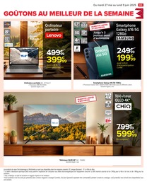 Prix et réduction Smartphone Samsung dans le prospectus Carrefour en cours Offre Smartphone Samsung dans le catalogue Carrefour du moment à la page 65