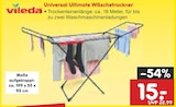 Universal Ultimate Wäschetrockner im Angebot bei Netto Marken-Discount in Solingen Universal Ultimate Wäschetrockner Angebote von Vileda bei Netto Marken-Discount Solingen für 15,00 €