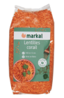 Lentilles corail - 500 g à NaturéO dans Auffargis