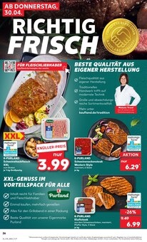 Steak im Kaufland Prospekt "Aktuelle Angebote" mit 62 Seiten (Regensburg)