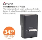 Etikettendrucker PM220 Angebote von Olympia bei V-Markt Regensburg für 34,99 €