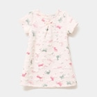Robe effet matelassé manches courtes creme bébé fille dans le catalogue La Halle