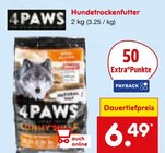 Hundetrockenfutter Angebote von 4PAWS bei Netto Marken-Discount Celle für 6,49 €
