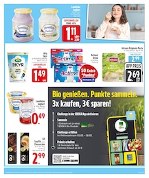 Joghurt im EDEKA Prospekt Wir lieben Lebensmittel. auf S. 9